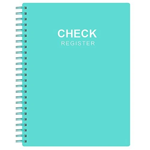 Check Register – A5 Checkbook Log with Check & Transaction Registers, Bank Ac...
