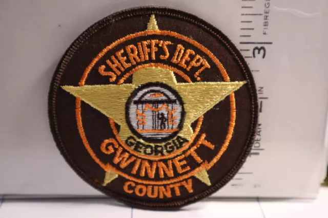 police patch   GWINNETT COUNTY SHERIFF'S DEPT GEORGIA