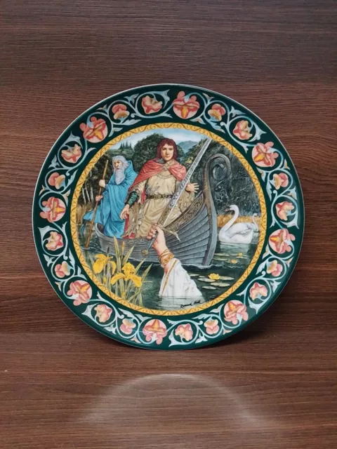 Stunning Wedgwood Plate "Excalibur ".  Legend Of King Arthur Series