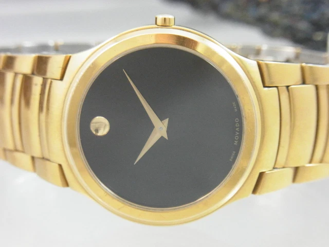 Movado Museum Orologio Uomo Vetro Zaffiro 36 MM