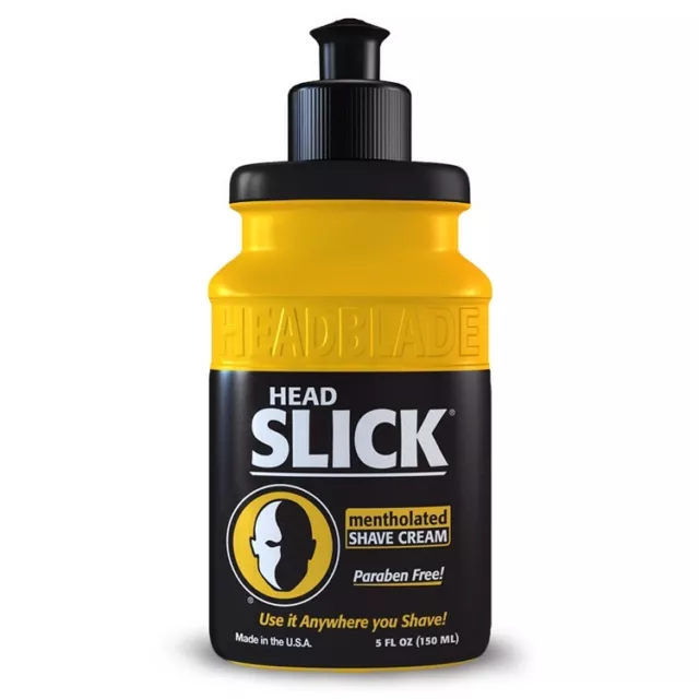 NEW HeadBlade HeadSlick Head Slick Shaving Shave Cream Mens 5oz ~150ml Pump