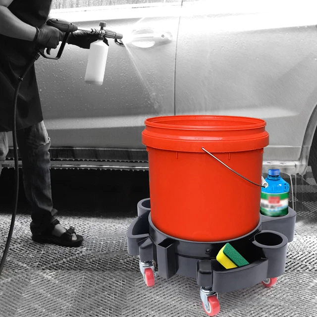 CAR WASH CREEPER Dolly Cart For Bucket Detailing Cleaning Holder 360