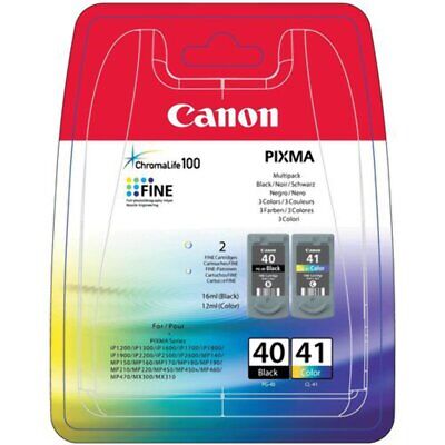 INK CANON Multipack PG-40 + CL-41 18ML X IP2200 IP2600 MP140 MP150 MP180 MP190 M