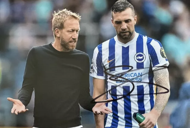 Shane Duffy Hand Signed 6X4 Brighton & Hove Albion Photo 2