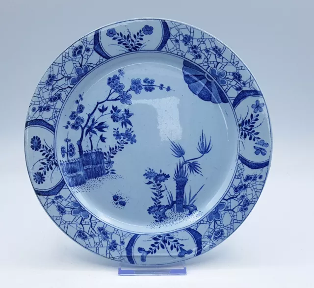 Creil Montereau - Assiette - Faïence - service Japon - 1880 - décors bleus