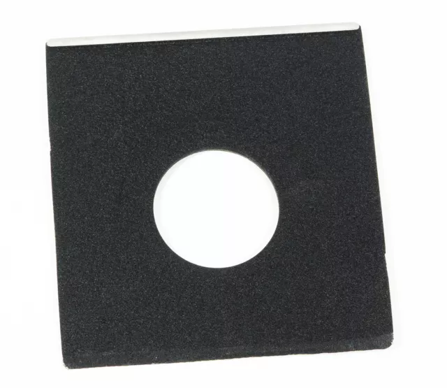 97 x 92.5mm Camera Lens Board with a 35mm Copal No.0 Opening