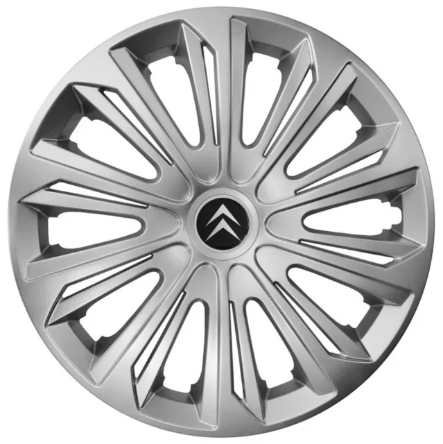 16" Wheel trims wheel covers fit Citroen Berlingo Dispatch C4 C5 silver