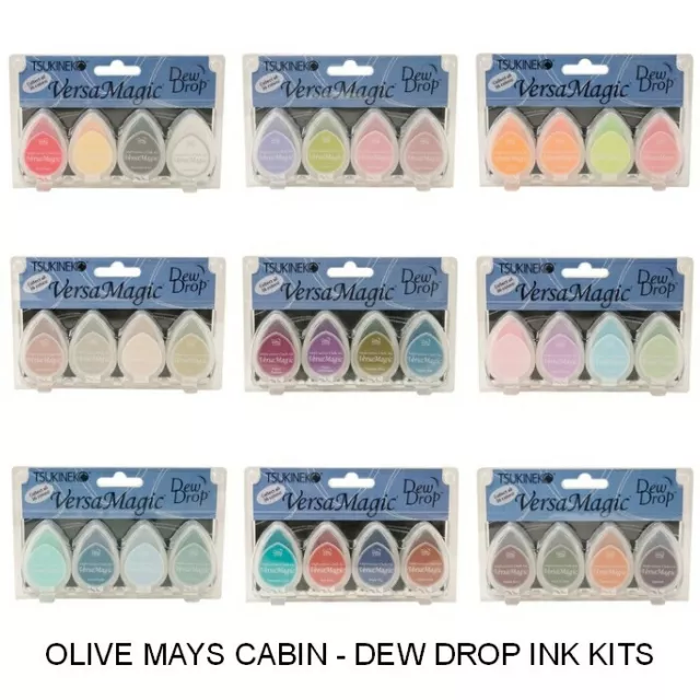 VersaMagic Dew Drop Ink Pads Kit  ::  All Colours  ::  Tsukineko Ink Sets