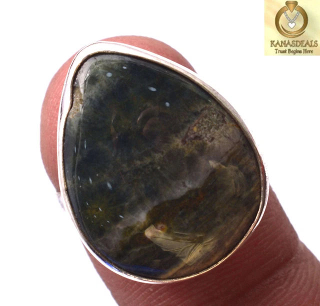 Green Onyx Plated Ring Magnificent Jewellery 7 GM Value-Priced @1.99-67912