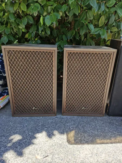 Vintage Sansui Sp-1200a WALNUT WOOD Speaker (pair)