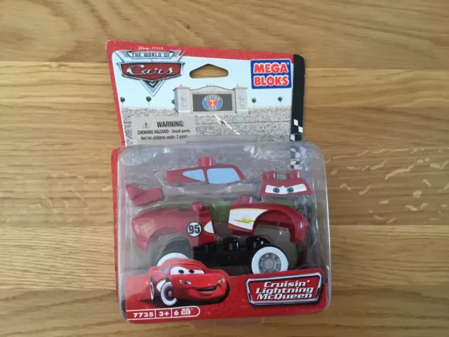 Disney Pixar Mega Bloks Cars Cruisin Lighting McQueen . BNOC. RARE.