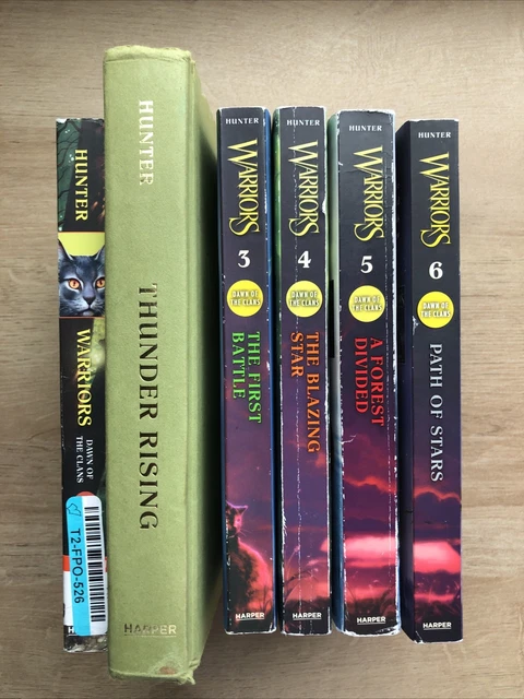 WARRIORS DAWN OF The Clans Books 1-6 Complete Set Erin