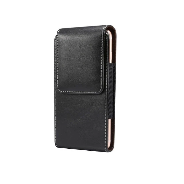Étui Ceinture Cuir Pour Tecno Spark Go Plus (2020) - Housse Verticale Avec Passant - Neuf