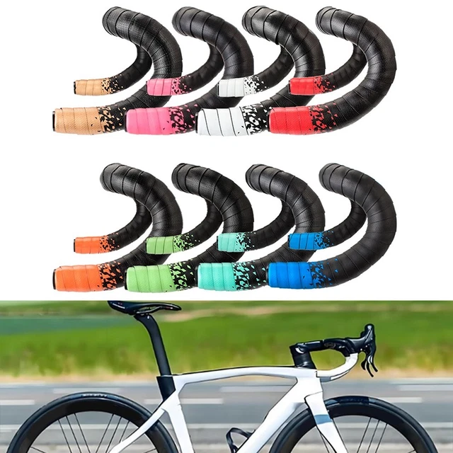 Ruban De Guidon Vélo Route Et Gravel – 2 Rouleaux, EVA PU, 3.5 Mm D'Épaisseur, Auto-adhésif, 2.15 M, Léger Et Antidérapant
