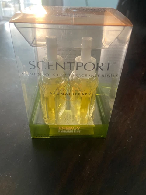 Slatkin & Co Bath & Body Works Scentport Energy Mandarin Lime 2 Refills Nib