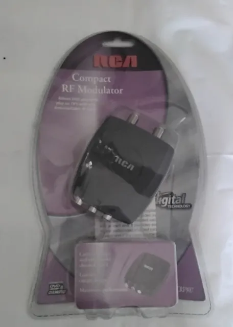 SEALED NIP RCA CRF907 Compact RF Modulator Audio Video Digital Converter