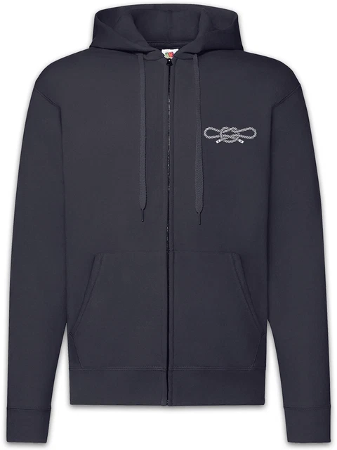 Gray Matter Narcos Handcuff Knot Sweatshirt - Black, 100% Cotton, Men's Crew Pullover