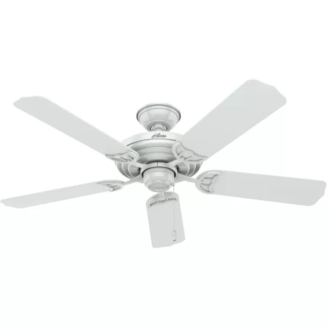 Hunter Fan Company 53054 Sea Air 52 inch White Outdoor Ceiling Fan