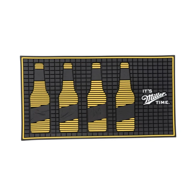 Miller Bier Barmatte 37x20cm Runner Gläser Abtropfmatte UK Beer Antirutsch