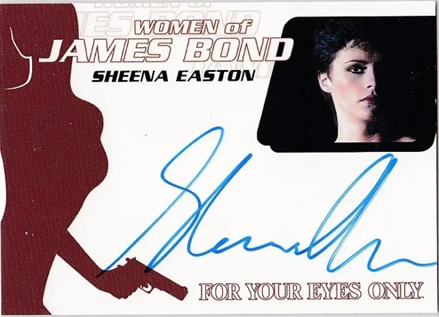 James Bond 2014 Archives Wa58 Sheena Easton Singer For Your Eyes Only Autograph