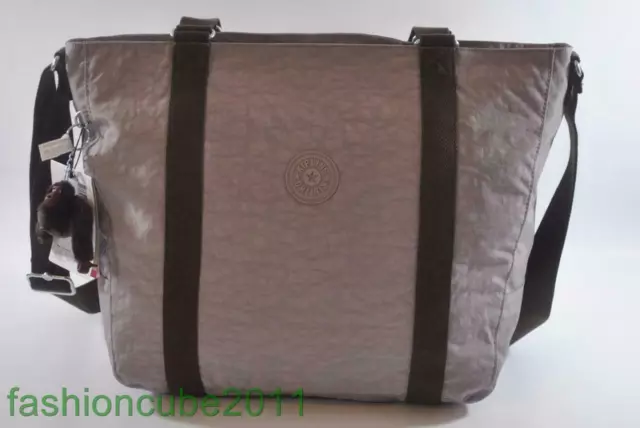 NEW WITH TAG KIPLING Adara Medium Tote Bag TM4055 041 CHOCOLATE GREY COMBO 47.90 PicClick