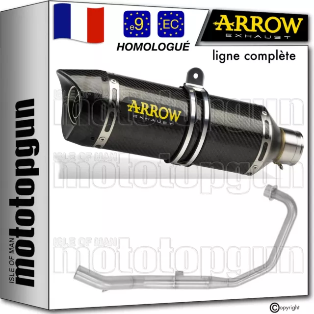 Arrow Ligne Complete Approuve Rc Thunder Carbon C Honda Cb 125 R 2023 23 2024 24