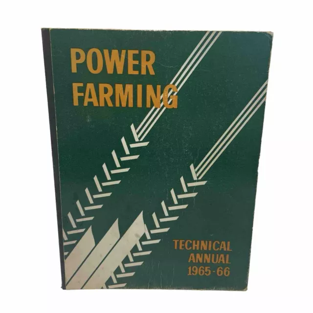 Power Farming Technical Annual 1965-66 Book - R Simpson - Free Shipping