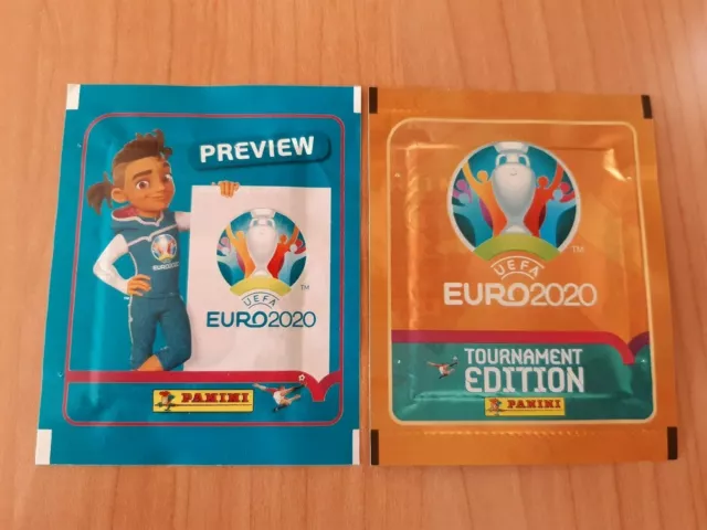 Euro 2020 Bustine Sigillate E Piene Dei Due Album Preview E Tournament Edition