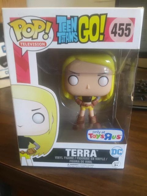 Funko Pop Television Teen Titans Go! Terra #455 Vinyl Figure Toys R Us Exclusive