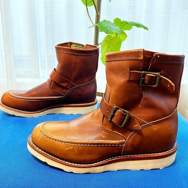 CHIPPEWA 97876 HIGHLANDER boots mock toe TAN £260 94 PicClick UK