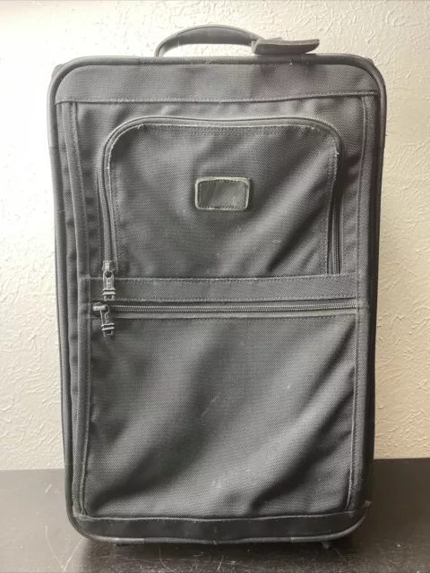 Tumi USA Black Ballistic Nylon 22" Wheeled Carry On Suitcase 2243D3