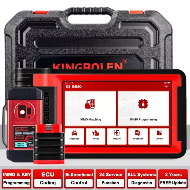 2024 KINGBOLEN K8 IMMO Elite Profi Auto IMMO Key Programmier Coding ALLE SYSTEM