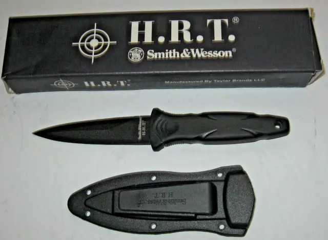 Smith & Wesson HRT Military Boot Knife Fixed Blade Knife SWHRT3BF NIB