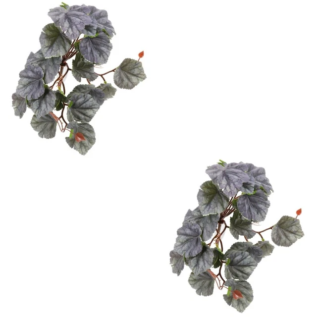 HERCHR Foglie Tropicali Artificiali, 12 Decorazione Da Tavolo Con Foglie Di Monstera, Piante Artificiali Decorazione Tropicale, Per San Valentino
