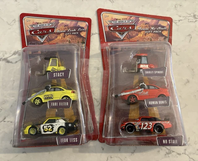 DISNEY WORLD OF CARS TEAM NO STALL Shirley Spinout Roman