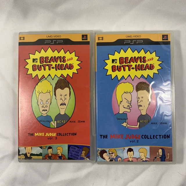 BEAVIS AND BUTT-HEAD The Mike Judge Collection Volume 2 and 3 UMD PSP £ ...