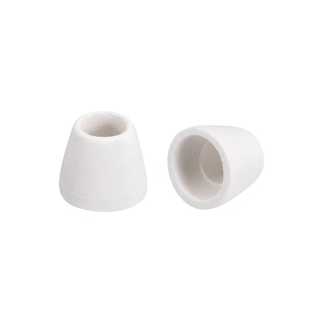 50pcs 8mm Diam Perlina Isolante Ceramica +ico Perlina Isolante per Guaina