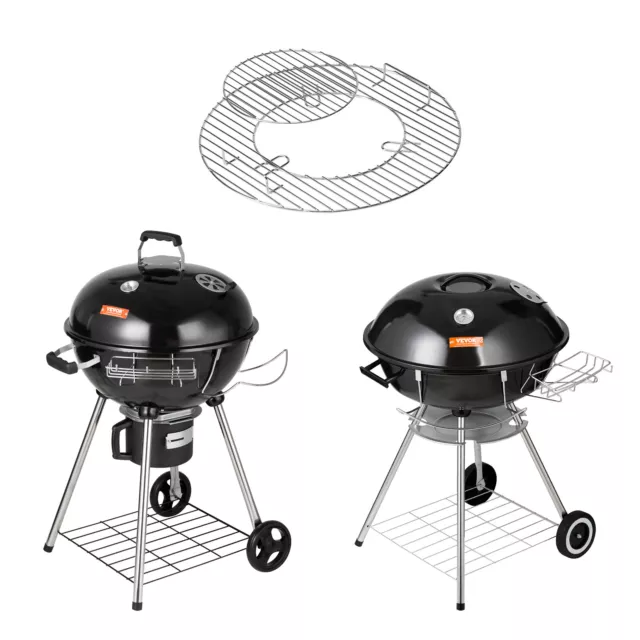 VEVOR Kettle Charcoal Grill BBQ Portable Grill Outdoor Barbecue Cooking Grates