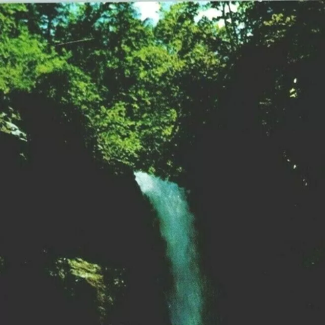 1957 Miners Falls Munising Upper Peninsula Michigan Postcard LL Cook Vintage