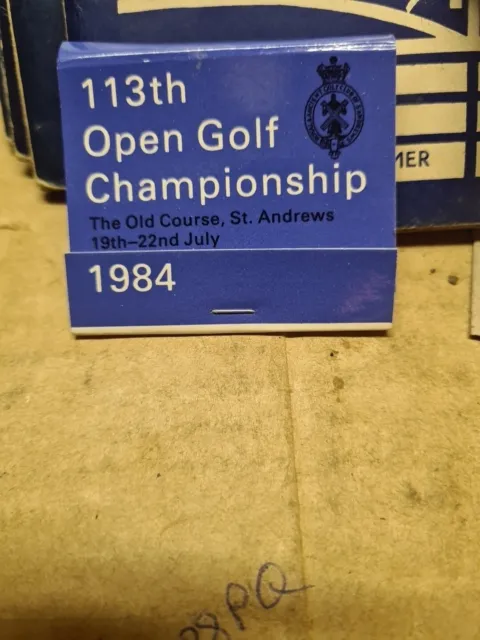 Vintage Matchbook, 113th Open Golf Championship 1984 The Old Course St.Andrews