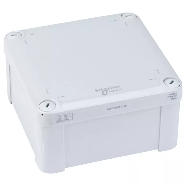 Schneider Electric NSYTBS11116 Thalassa ABS Industrial Box 116x116x62mm