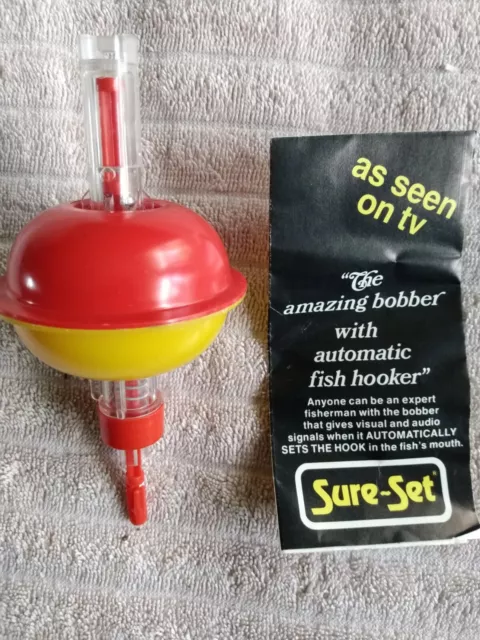 VINTAGE 1973 SURE-SET Fishing Bobber Automatic Fish Hooker Torme