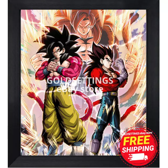 Dragon Ball GT Poster Goku & Vegeta SSJ4 w/Fusion 12inx18in Free Shipping