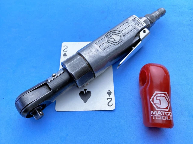 Matco Tools 1/4" Drive Mini Air Ratchet with unused Head Boot 1825B