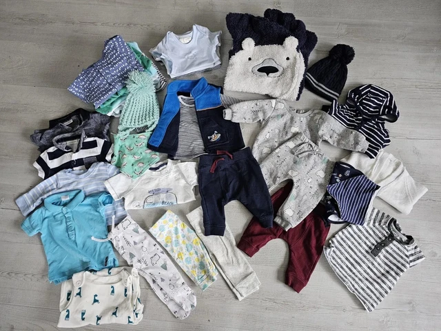 Baby Boy Clothes Bundle Size 0-3 Months / Soft Snowsuit / All Good Condition