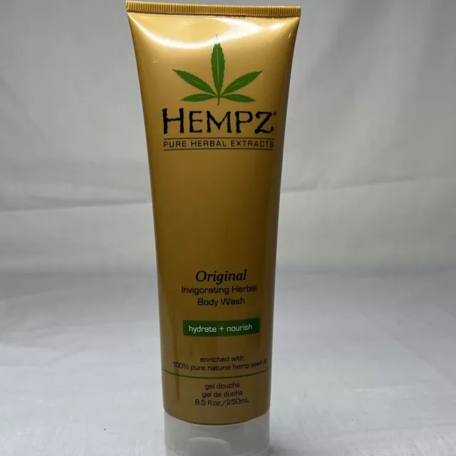 2x Hempz Original Invigorating Herbal Body Wash Hydrate + Nourish Gel 8.5 oz
