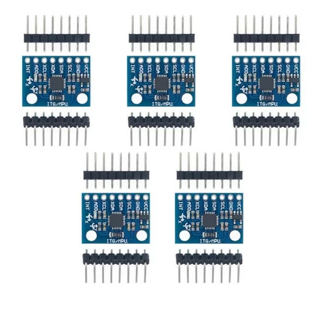 1/2/3/4/5/10 Pcs GY-521 MPU-6050 6 Dof 3 Axis Gyroscope + Accelerometer Module