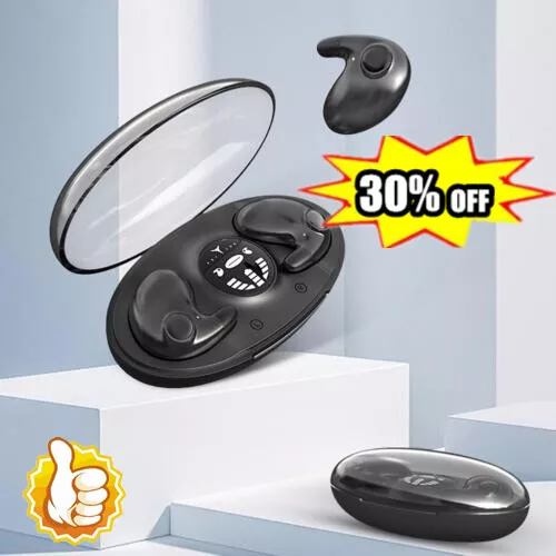 Invisible Sleep Wireless Earphone IPX5 Waterproof, 5.3 Headphones Control UK