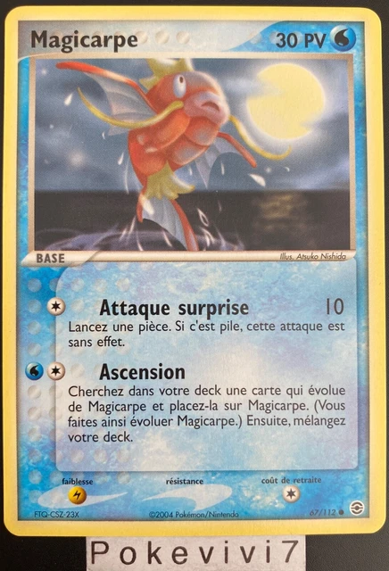 Carte Pokemon MAGICARPE 67/112 Bloc EX Rouge Feu Vert Feuille FR NEUF