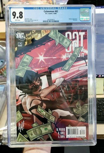 CATWOMAN #82 (Vol. 3) - CGC Graded 9.8 - Adam Hughes cover!